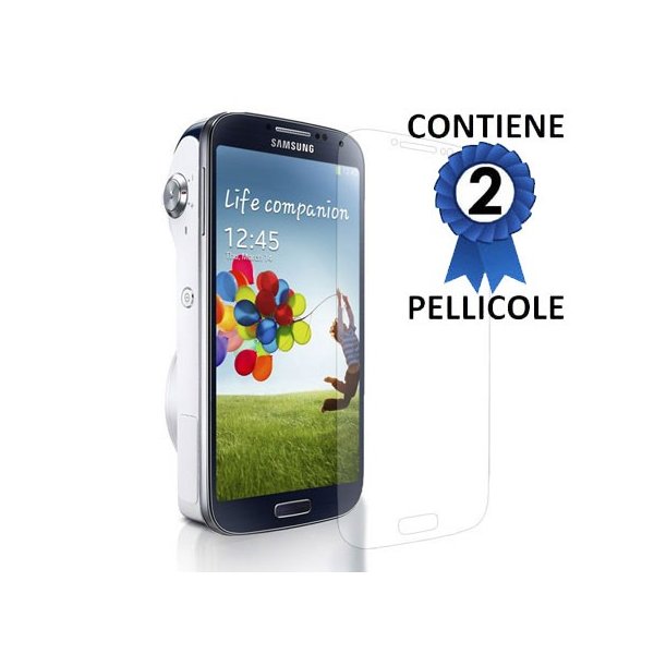 PELLICOLA PROTEGGI DISPLAY per SAMSUNG C115 GALAXY S5 ZOOM, GALAXY K CONFEZIONE 2 PEZZI