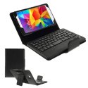 CUSTODIA CON TASTIERA BLUETOOTH RIMOVIBILE E STAND ORIZZONTALE per SAMSUNG GALAXY TAB 4 7.0, SM-T230, 7" POLLICI COLORE NERO