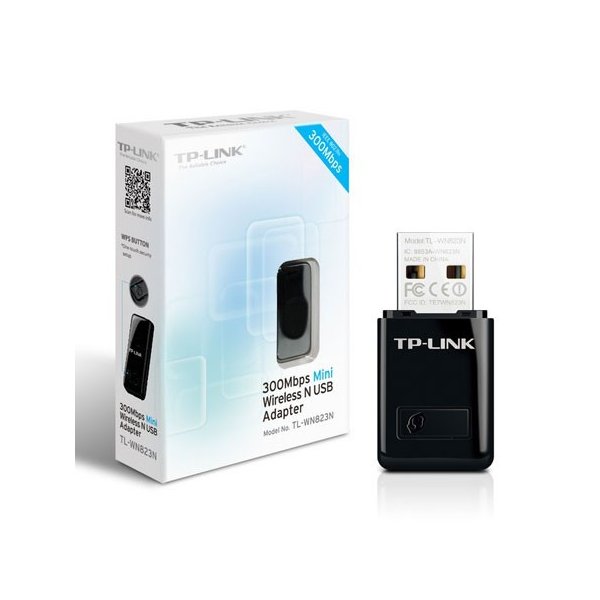 MINI SCHEDA DI RETE WIRELESS N 300 Mbps USB COLORE NERO TL-WN823N TP-LINK