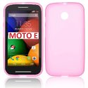 CUSTODIA GEL TPU SILICONE per MOTOROLA MOTO E (1ª generazione) COLORE ROSA