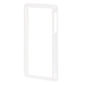 CUSTODIA BUMPER GEL TPU SILICONE SEMI-RIGIDO per SONY XPERIA Z1, C6902, C6903, C6906, C6943, L39H, HONAMI COLORE BIANCO