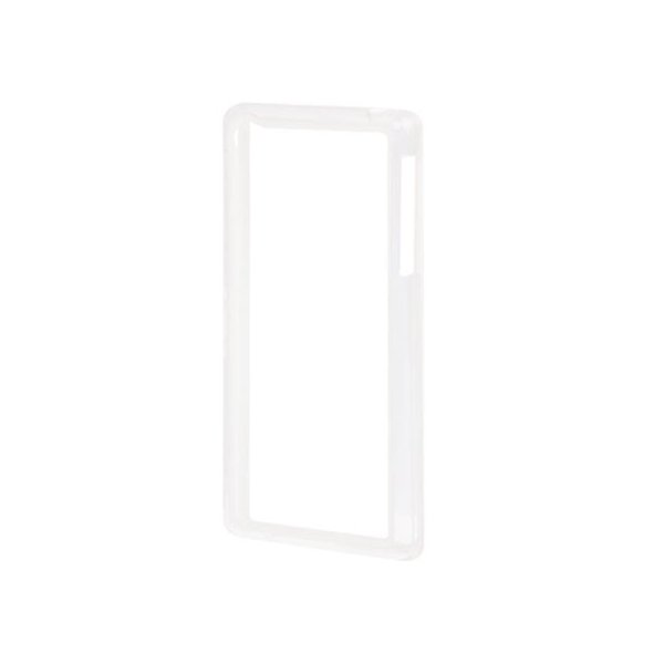 CUSTODIA BUMPER GEL TPU SILICONE SEMI-RIGIDO per SONY XPERIA Z1, C6902, C6903, C6906, C6943, L39H, HONAMI COLORE BIANCO