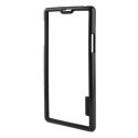 CUSTODIA BUMPER GEL TPU SILICONE SEMI-RIGIDO per SONY XPERIA Z1, C6902, C6903, C6906, C6943, L39H, HONAMI COLORE NERO