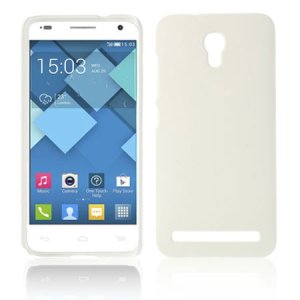 CUSTODIA BACK RIGIDA per ALCATEL ONE TOUCH 6036 IDOL 2 MINI S COLORE BIANCO