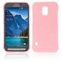 CUSTODIA BACK RIGIDA per SAMSUNG G870 GALAXY S5 ACTIVE COLORE ROSA