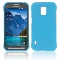 CUSTODIA BACK RIGIDA per SAMSUNG G870 GALAXY S5 ACTIVE COLORE AZZURRO