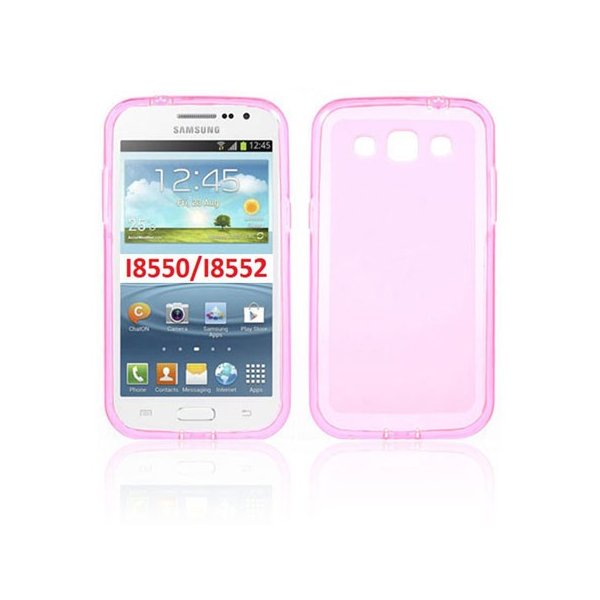 CUSTODIA GEL TPU SILICONE per SAMSUNG I8550 GALAXY WIN, I8552 COLORE ROSA