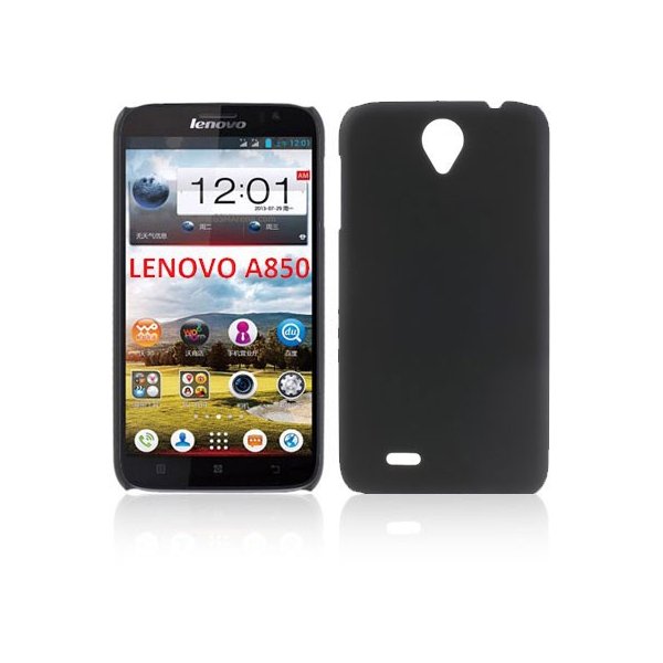 CUSTODIA BACK RIGIDA per LENOVO LEPHONE A850 COLORE NERO