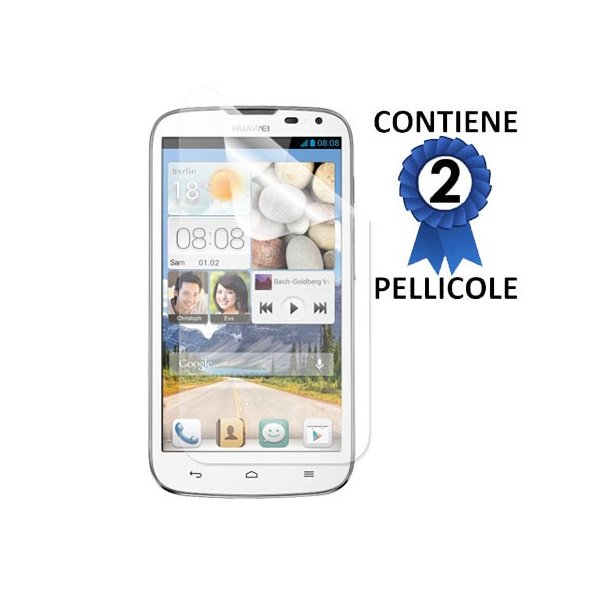 PELLICOLA PROTEGGI DISPLAY per HUAWEI ASCEND G730 CONFEZIONE 2 PEZZI