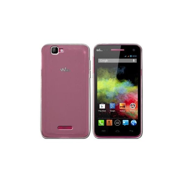 CUSTODIA GEL TPU SILICONE per WIKO RAINBOW COLORE BIANCO