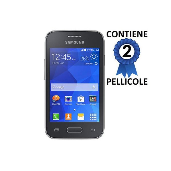 PELLICOLA PROTEGGI DISPLAY per SAMSUNG G130 GALAXY YOUNG 2 CONFEZIONE 2 PEZZI