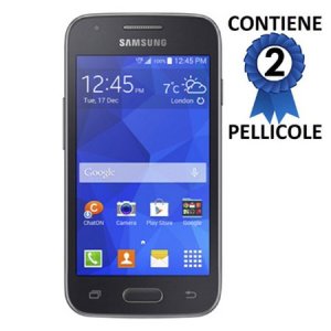 PELLICOLA PROTEGGI DISPLAY per SAMSUNG G313H GALAXY TREND 2, G318 TREND 2 LITE CONFEZIONE 2 PEZZI