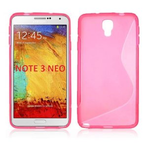 CUSTODIA GEL TPU SILICONE DOUBLE per SAMSUNG N7500 GALAXY NOTE 3 NEO, N7502 GALAXY NOTE 3 NEO DUOS, N7505 COLORE ROSA