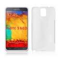 CUSTODIA GEL TPU SILICONE DOUBLE per SAMSUNG N7500 GALAXY NOTE 3 NEO, N7502 GALAXY NOTE 3 NEO DUOS, N7505 BIANCO