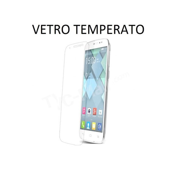 PELLICOLA PROTEGGI DISPLAY VETRO TEMPERATO per ALCATEL ONE TOUCH POP C7, ONE TOUCH POP C7 DUAL SIM