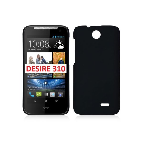 CUSTODIA BACK RIGIDA per HTC DESIRE 310 COLORE NERO