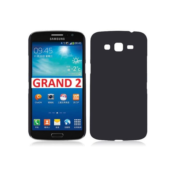 CUSTODIA BACK RIGIDA per SAMSUNG G7106 GALAXY GRAND 2, G7100, G7102, G7105 COLORE NERO