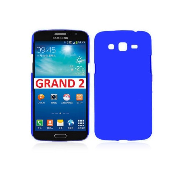 CUSTODIA BACK RIGIDA per SAMSUNG G7106 GALAXY GRAND 2, G7100, G7102, G7105 COLORE BLU