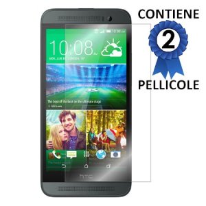 PELLICOLA PROTEGGI DISPLAY per HTC ONE E8 CONFEZIONE 2 PEZZI