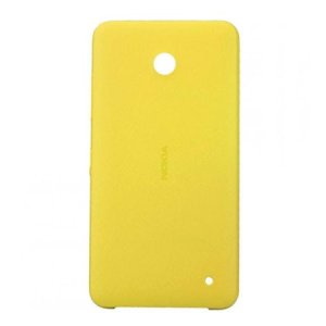 COPRI BATTERIA ORIGINALE NOKIA per LUMIA 630 COLORE GIALLO BULK