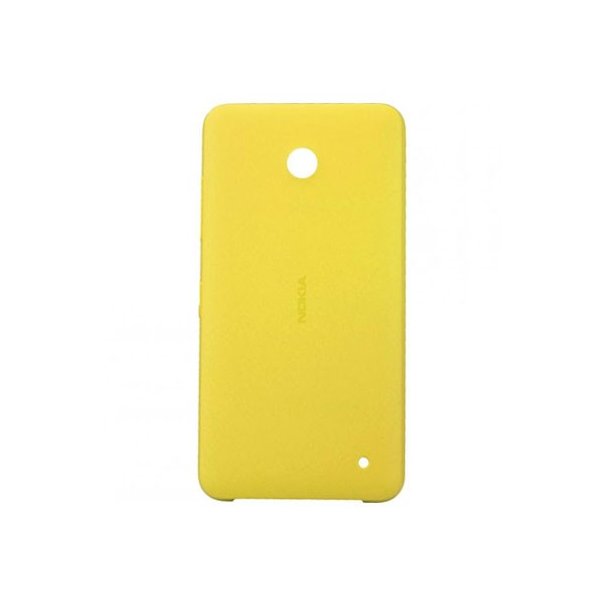 COPRI BATTERIA ORIGINALE NOKIA per LUMIA 630 COLORE GIALLO BULK