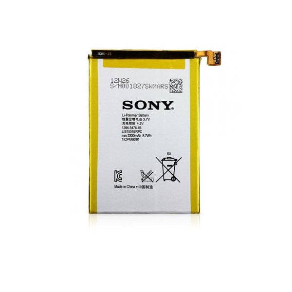 BATTERIA ORIGINALE SONY LIS1501ERPC per XPERIA ZL L35H, XPERIA TX LT29I 2330 mAh LI-ION BULK