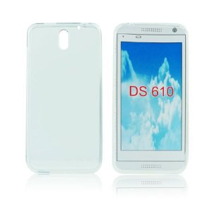 CUSTODIA GEL TPU SILICONE per HTC DESIRE 610 COLORE BIANCO