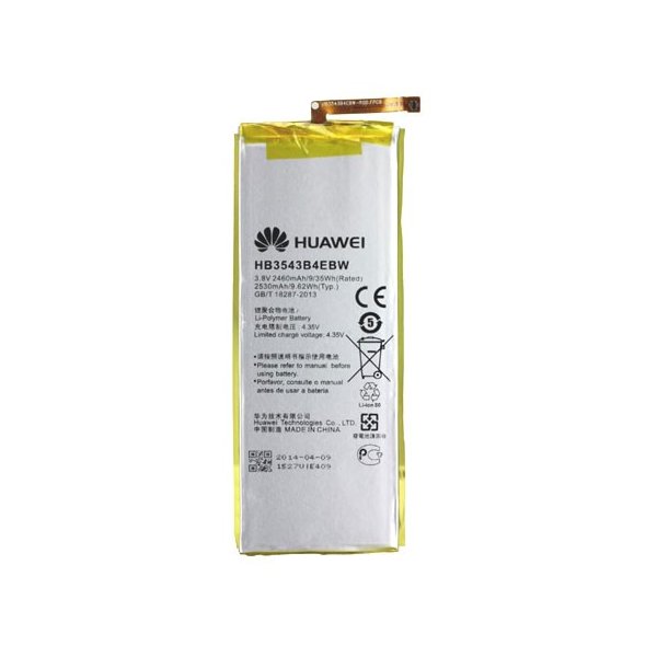 BATTERIA ORIGINALE HUAWEI HB3543B4EBW per ASCEND P7 2460 mAh LI-ION BULK