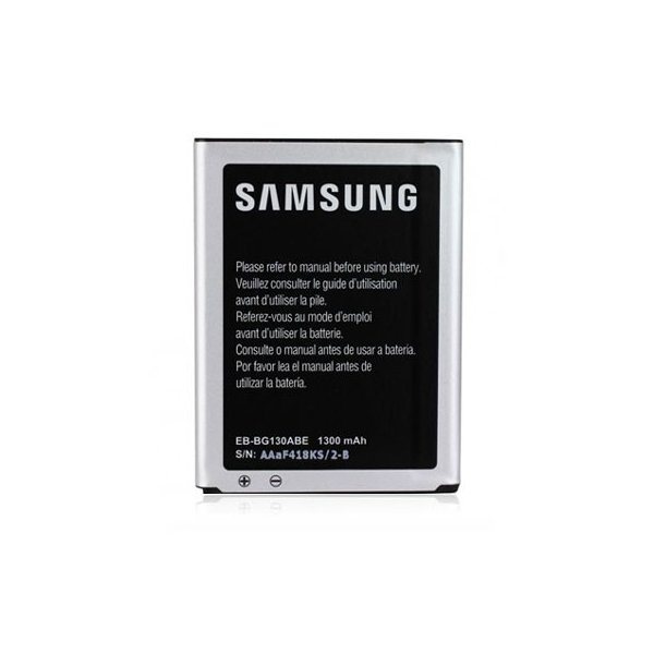 BATTERIA ORIGINALE SAMSUNG EB-BG130ABE per G130 GALAXY YOUNG 2 1300 mAh LI-ION BULK