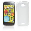 CUSTODIA GEL TPU SILICONE per NGM FORWARD ESCAPE COLORE BIANCO TRASPARENTE