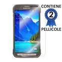 PELLICOLA PROTEGGI DISPLAY per SAMSUNG G870 GALAXY S5 ACTIVE CONFEZIONE 2 PEZZI