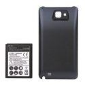 BATTERIA 5000 mAh + COVER COLORE NERO per SAMSUNG I9220, GALAXY NOTE N7000