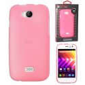 CUSTODIA GEL TPU SILICONE per WIKO IGGY COLORE ROSA ALTA QUALITA' MOCCA BLISTER