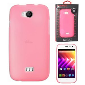 CUSTODIA GEL TPU SILICONE per WIKO IGGY COLORE ROSA ALTA QUALITA' MOCCA BLISTER