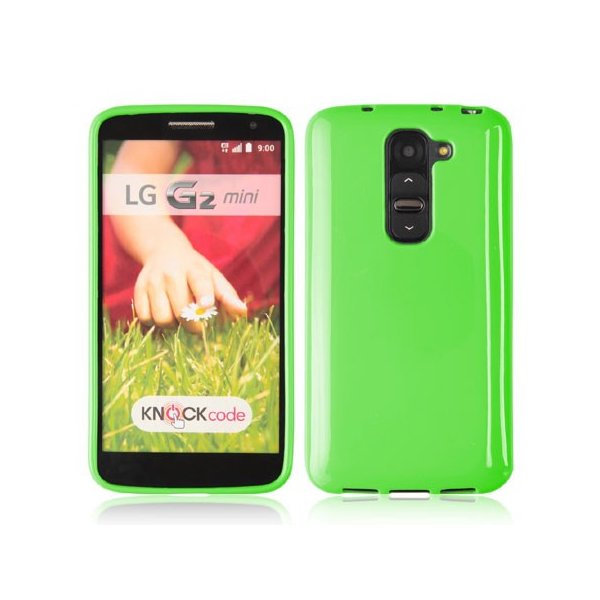 CUSTODIA GEL TPU SILICONE LUCIDA per LG G2 MINI COLORE VERDE