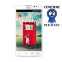 PELLICOLA PROTEGGI DISPLAY per LG L80 DUAL, D380 CONFEZIONE 2 PEZZI