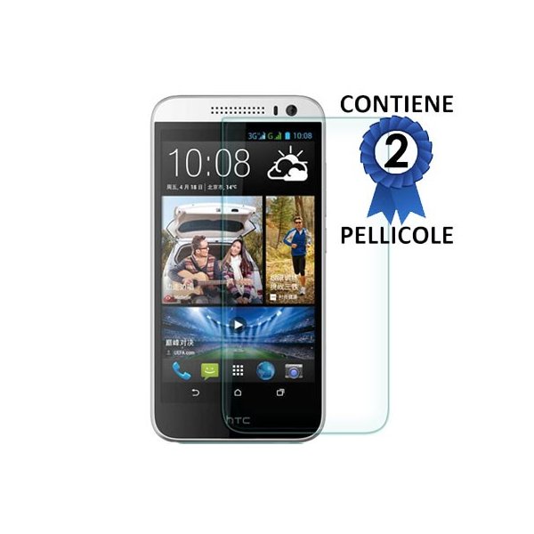 PELLICOLA PROTEGGI DISPLAY per HTC DESIRE 616 CONFEZIONE 2 PEZZI