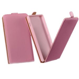 CUSTODIA FLIP VERTICALE SLIM PELLE per APPLE IPHONE 6, IPHONE 6S 4.7" POLLICI CON INTERNO IN TPU SILICONE COLORE ROSA