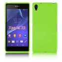 CUSTODIA GEL TPU SILICONE LUCIDA per SONY XPERIA Z2 COLORE VERDE