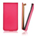 CUSTODIA FLIP VERTICALE SLIM PELLE per LG G2 MINI COLORE FUCSIA