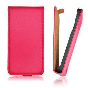 CUSTODIA FLIP VERTICALE SLIM PELLE per LG G2 MINI COLORE FUCSIA