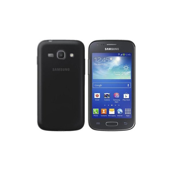 CUSTODIA GEL TPU SILICONE per SAMSUNG G350E GALAXY STAR 2 PLUS COLORE NERO