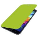 CUSTODIA FLIP COVER ORIZZONTALE per SAMSUNG G900 GALAXY S5, GALAXY S5 PLUS COLORE VERDE