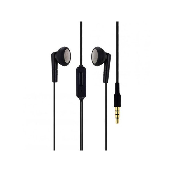 AURICOLARE STEREO con CONNETTORE JACK 3,5mm - TASTO DI RISPOSTA COLORE NERO ORIGINALE MOTOROLA SJYN0394 BULK