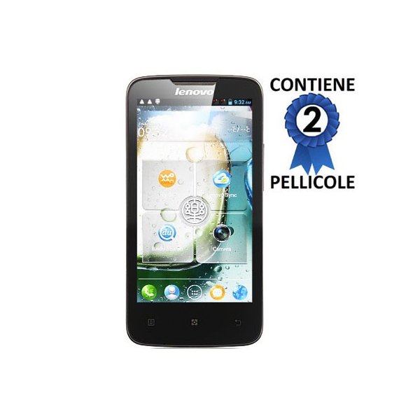 PELLICOLA PROTEGGI DISPLAY per LENOVO IDEAPHONE A820 CONFEZIONE 2 PEZZI