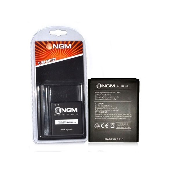 BATTERIA ORIGINALE NGM BL-56 per DYNAMIC RACING GP 2000 mAh LI-ION BLISTER