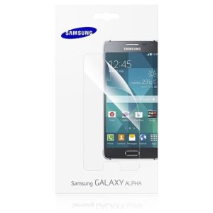 PELLICOLA PROTEGGI DISPLAY ORIGINALE SAMSUNG per G850 GALAXY ALPHA CONFEZIONE 2 PEZZI ET-FG850CTEGWW BLISTER