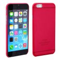 CUSTODIA BACK RIGIDA ULTRA SLIM DA 0,3mm per APPLE IPHONE 6, IPHONE 6S 4.7" POLLICI COLORE ROSSO