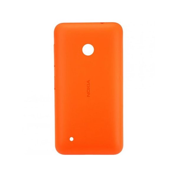 COPRI BATTERIA ORIGINALE NOKIA CC-3084 per LUMIA 530 COLORE ARANCIONE FLUORESCENTE BULK