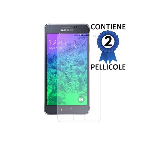 PELLICOLA PROTEGGI DISPLAY per SAMSUNG G850 GALAXY ALPHA CONFEZIONE 2 PEZZI